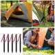 thumbnail image 3 of WASHWEPE 5Ud De Tienda De Aluminio Negro Para Camping Con Triangular Duradero, 3 of 8