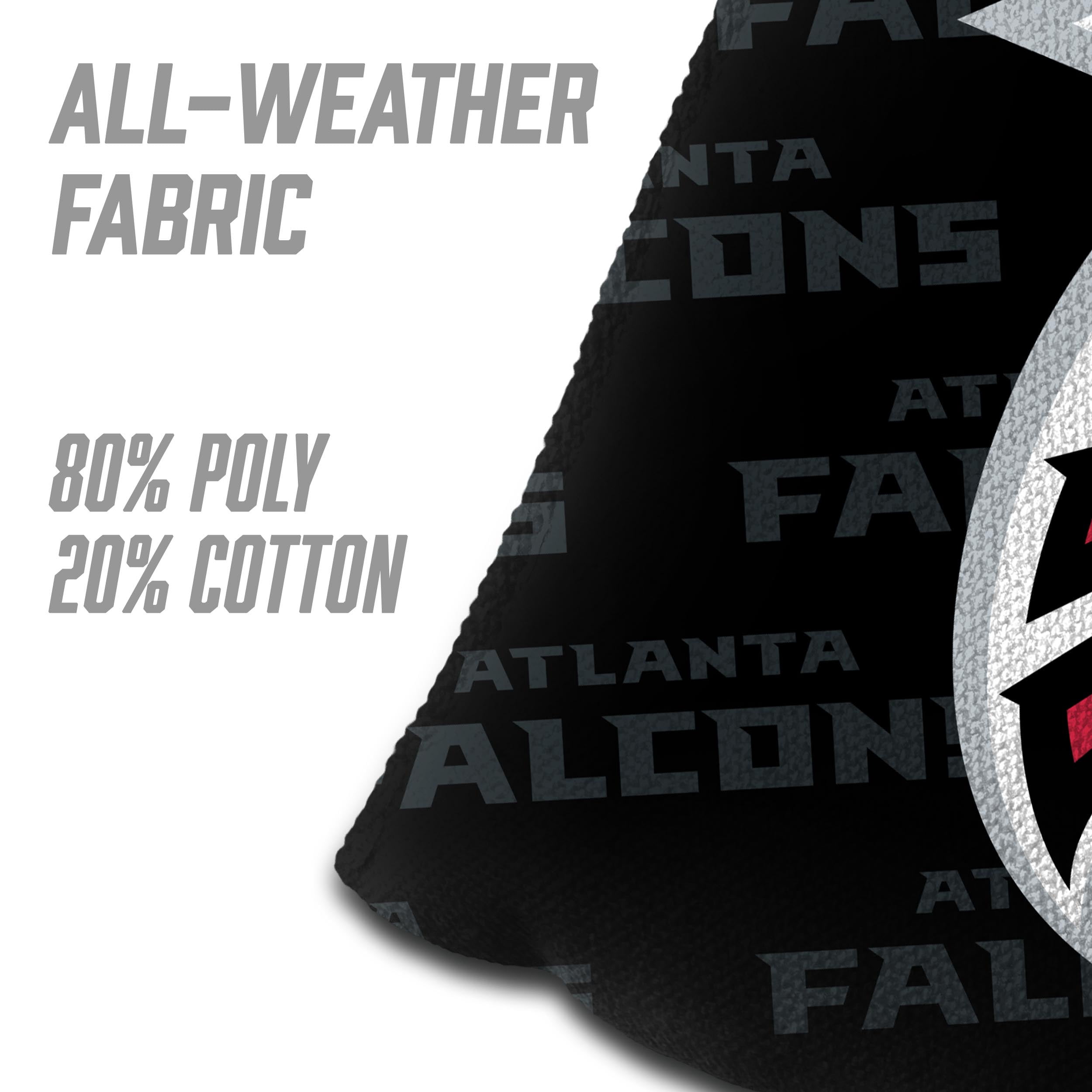 NFL Atlanta Falcons Cornhole Bags - 4PK - Black