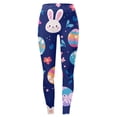 thumbnail image 4 of Women's Easter Print High Waisted Leggings Lift Exercise Leggings Yoga Pants, 4 of 4