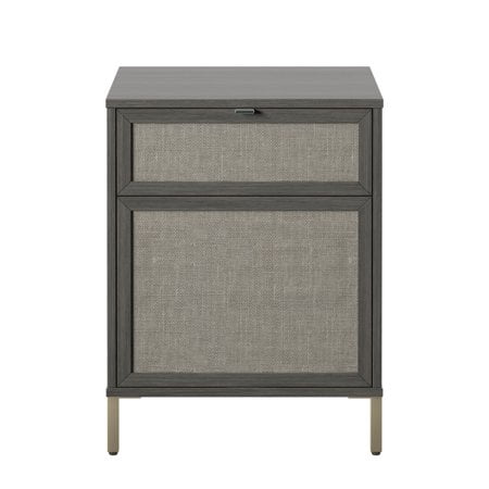 Twin Star Home Night Stand with USB Charging
