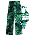 thumbnail image 3 of Traje de Baño Bikini 3 piezas con Pantalones Estampado Tropical Dara Baby  Vest0110, 3 of 8