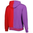 thumbnail image 3 of Men's Mitchell & Ness Purple/Red Toronto Raptors Hardwood Classics Split Pullover Hoodie, 3 of 3