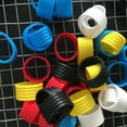 thumbnail image 5 of 4Pcs Tennis Racket Silicone Racquet Grip Rings Racket Bands Non Slip Racket Rubber Rings Absorbent Overgrips in Place, 5 of 8
