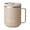 Khaki, variant on 500ml 304 Stainless Steel Coffee Mug with Dual-Mode Sealed Lid, Leak-Proof Insulated Travel Tumbler with Wide Handle for Office, Commute & Home