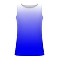 thumbnail image 4 of Dagegui Mens Crewneck Tank Tops Big and Tall Sleeveless Pullover Tees Summer Casual Loose Fit Tanks Shirts Lightweight Hawaiian Vacation T-Shirts Blue 3XL, 4 of 4
