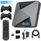 thumbnail image 1 of Consola Emulador Super Retro Game Console X2 Pro Incorporada 100000 Juegos S905X2 Chip 4K UHD 2.4G/5G BT 4.3 Compatible 60+ Emuladores 9.0+ Emuelec 4.5+ CoreElec 3 en 1 para Adultos, 1 of 9