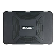 Kicker Wireless Compact Powered Car Subwoofer, Black, 8