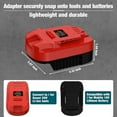 thumbnail image 4 of for Dewalt & for Milwaukee to for Bauer Battery Adapter, Fit for Dewalt 18v-20v & for Milwaukee 18v M18 Lithium Batteries, Work for Bauer Series 20V MAX Cordless Tool, 4 of 10