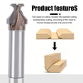 thumbnail image 3 of Woodworking Router Bit, Cabinet Door Making Router Bit Tungsten Steel Blades High Efficiency Carbon Steel Body Painted Finish  for Handcraft, 3 of 7