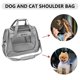 thumbnail image 5 of Bolsa De Hombro Para Mascotas Katzentrage Handtasche 5kg Traglast Hundetrage Umhängetasche Heimtierbedarf (Hellgrau) Likrtyny Libre de BPA, 5 of 9