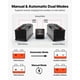 thumbnail image 3 of VEVOR Aislador de Batería Dual de 12 V y 140 A con Pantalla LCD, para Baterías de Litio y Plomo-Ácido, para Automóviles, Camiones, Autocaravanas, UTV, ATV y Embarcaciones, 80 x 70 x 60 mm, Negro, 3 of 9