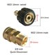 thumbnail image 5 of de adaptador para lavadora a presión, M22 a boquillas giratorias de 3/8 de pulgada para conexión rápida para 14 mm de diámetro interior kusrkot Adaptador de lavadora a presión, 5 of 8