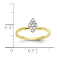 thumbnail image 2 of 10k Yellow Gold Cubic Zirconia Promise Ring - Size 6.00, 2 of 2