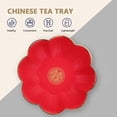 thumbnail image 3 of Raindrops  2 Pcs Red Candy Holder Chinese Wedding Tray Small Fruit Bowl, 3 of 8