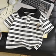 thumbnail image 2 of Kogui Boys Dress Shirts Boys Short Sleeve Polo Shirts Kids Casual Neck School Uniform Golf Polo Shirt Size 10-11 (White,10-11 Years), 2 of 7