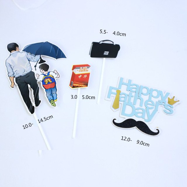 High Heel Balloon Cake Topper Lipstick Perfume Happy Mother's Day Birthday Decoration Bride Party Cupcake Baking Decor DIY Flag Gao Jinjia LED