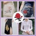 thumbnail image 5 of 9 Pairs Mixed Color Rose Flower Embroidered Applique Patches Floral Applique Iron on Sew on Patches Arts Crafts DIY Decor for Repairing and Decorating Clothings Bags, 5 of 9