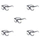 thumbnail image 2 of Qarigey Gafas cuadradas de gran tamaño con estampado de leopardo, montura grande, gafas sin receta, gafas para viajes al aire libre, Type5 NO5, 2 of 6