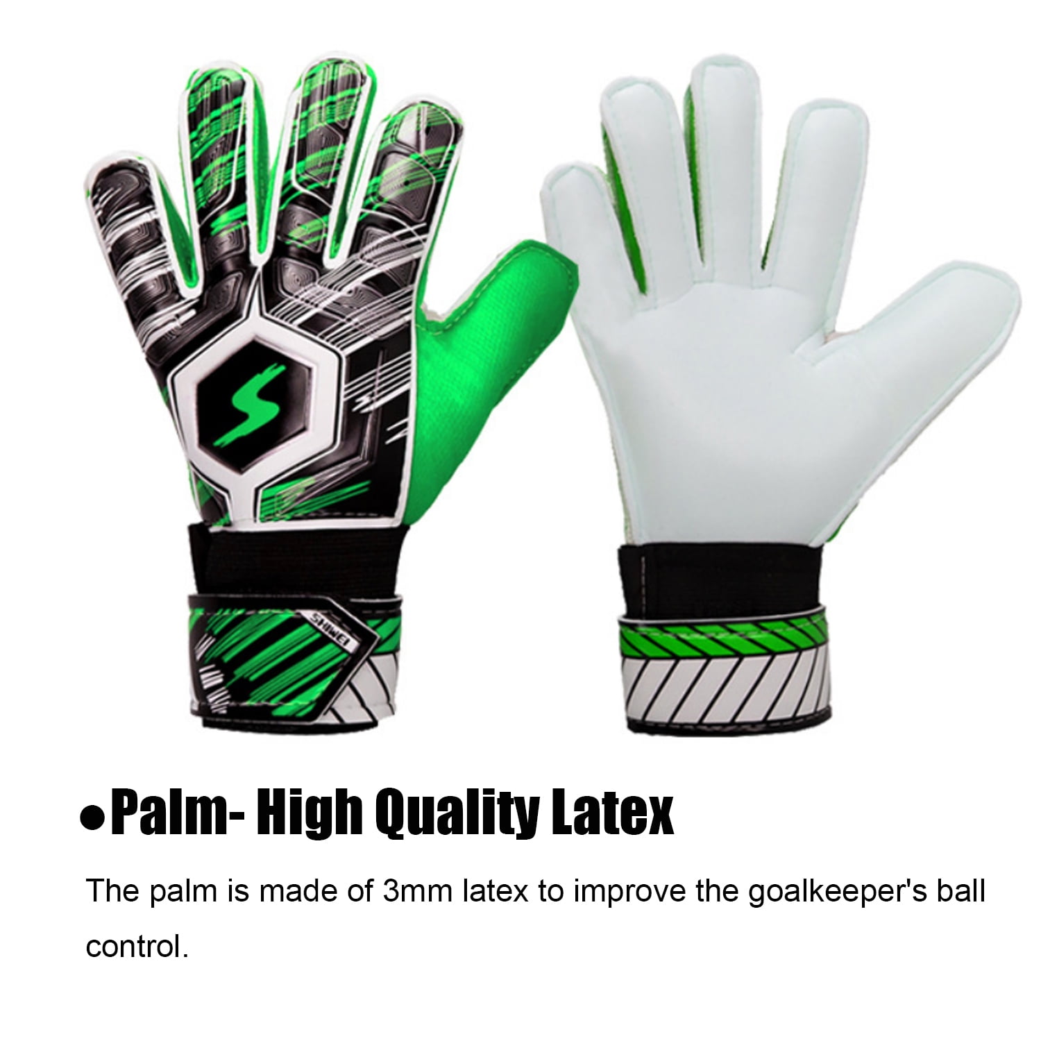 Youth Football Gloves, Sticky Wide Grip Receiver Gloves for Kids & Adult