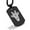 Black, variant on Stainless Steel Geometric Polygon Giraffe Animal Dog Tag Pendant Necklace