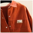 thumbnail image 5 of Womens Shackets Casual Spring Long Lightweight Button Down Blouses Jackets Coats With Pockets, 5 of 6
