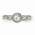 thumbnail image 4 of Stainless Steel Polished CZ Ring Size: 8; for Adults and Teens; for Women and Men, 4 of 7