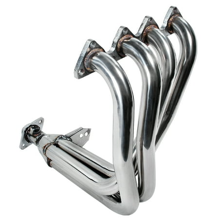 Honda Exhaust Header - Spec-D Tuning For 1999-2000 Honda Civic Si B16 B16A Jdm Exhaust Header 1999 2000
