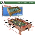 Costway 27'' Foosball Table Competition Game Room Soccer football