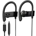 thumbnail image 1 of Avantree L171 - Over Ear Lightning Headphones Wired for iPhone, MFi Certified Earbuds, in Line Mic for Clear Calls, Good Sound & Comfortable, Ideal for Sports, Compatible with iPhone 14 13 12 11, 1 of 5