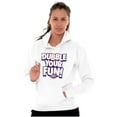 thumbnail image 3 of Dubble Bubble Double Your Fun Logo Hoodie Sweatshirt Women Men Brisco Brands M, 3 of 6