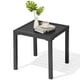 thumbnail image 1 of Mesa auxiliar para exteriores Crestlive Products, cuadrada de metal, resistente a la intemperie, 1 of 7