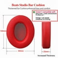 thumbnail image 5 of For Beats Studio 2.0 Studio 3.0 Wireless and Wired Headphone Replacement Ear Pads Cushions Ear Pads Protein Leather B0500 B0501, 5 of 10