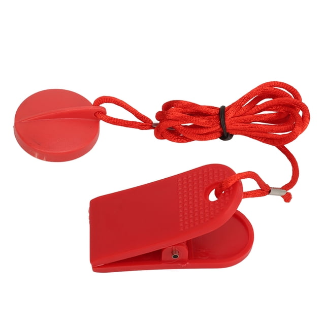 Llave De Seguridad Para Cinta De Correr, Interruptor De Parada De Emergencia Para Cinta De Correr Para Uso Doméstico Y Comercial Con Material ABS Magnético.