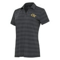 thumbnail image 2 of Women's Antigua Pewter Georgia Tech Yellow Jackets Tunnel Polo, 2 of 3
