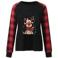 thumbnail image 4 of GA WEIHUA Deals,Women's Casual Long Sleeve Vintage Christmas Graphic Tops Crewneck Sweatshirts Cute xmas Loose Fit Pullover(Red,Small), 4 of 4