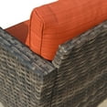 thumbnail image 6 of Ovios Outdoor Wicker Chairs Set 2 Pieces Patio Furniture All Weather High Back Patio 3.54'' Thickness, 6 of 8