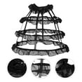 thumbnail image 2 of Homoyoyo Black Petticoat Cage Underskirt for Wedding Dress, Comfortable Bridal Hoop Skirt Support, 2 of 7