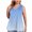 Light, variant on USSUMA Summer Tops for Women 2025 Womens Tank Tops Sleeveless V Neck Loose Plus Size Tops for Women Printed Gradient Leisure Blouse Lightweight Blouse Outdoor Sky Blue Summer Saving Tank Top Xl