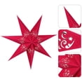 thumbnail image 1 of UPOUART 1Pc Unique Lampshade In Red Paper For Christmas Party Homeowners Event Planners, 1 of 8