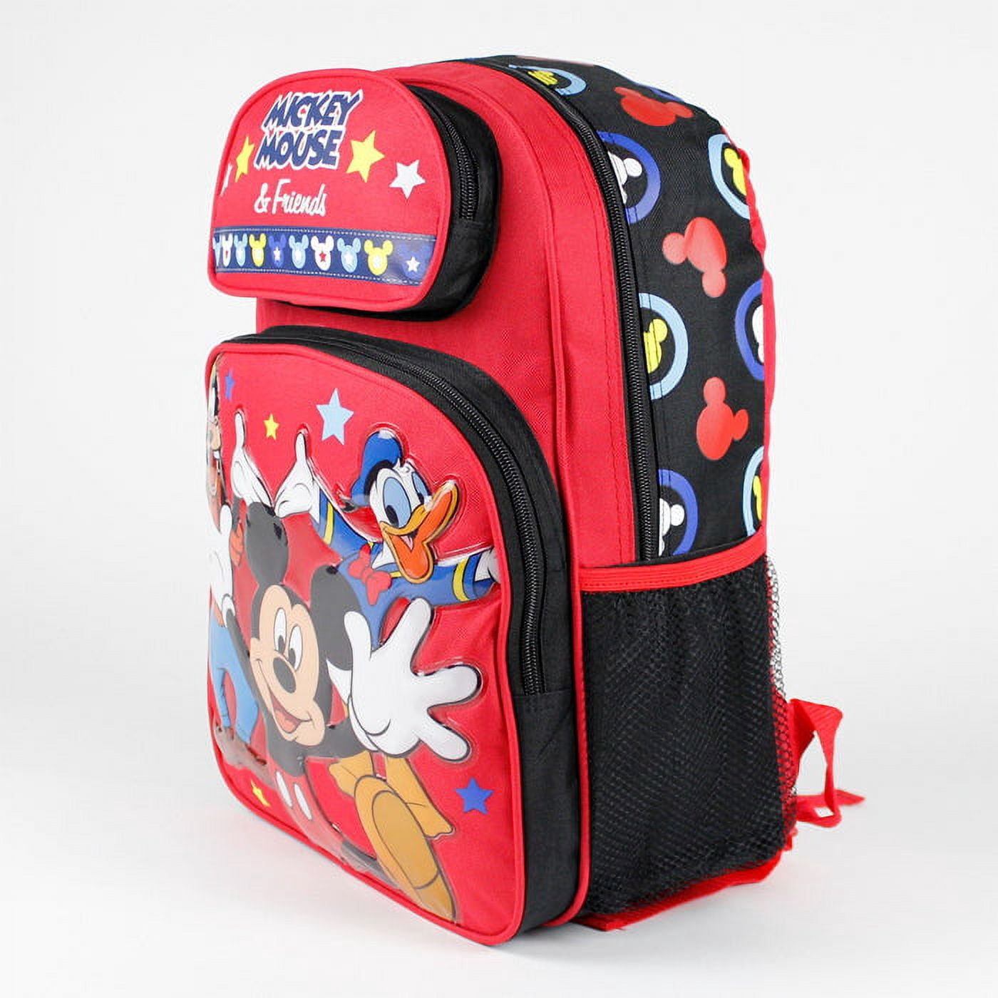 Mickey Mouse Club Full Size Backpack Mickey Mouse and Friends 16 Inch School Backpack – Yankee Toybox main image 2