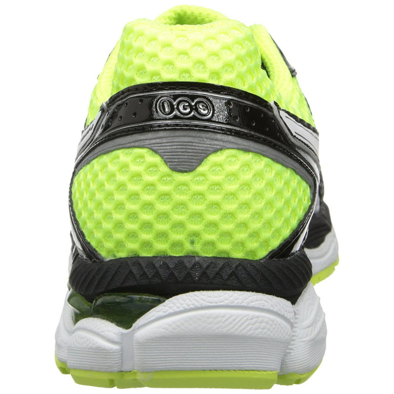 ASICS Men's Gel-Cumulus 16 Running Shoe,Black/White/Flash Yellow,6 M - Walmart.com