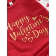thumbnail image 6 of Seyurigaoka Baby Boys Girls Valentine’s Day Romper Tops Long Sleeve Round Neck Jumpsuits Truck/Letter Print One-Piece Bodysuit, 6 of 9