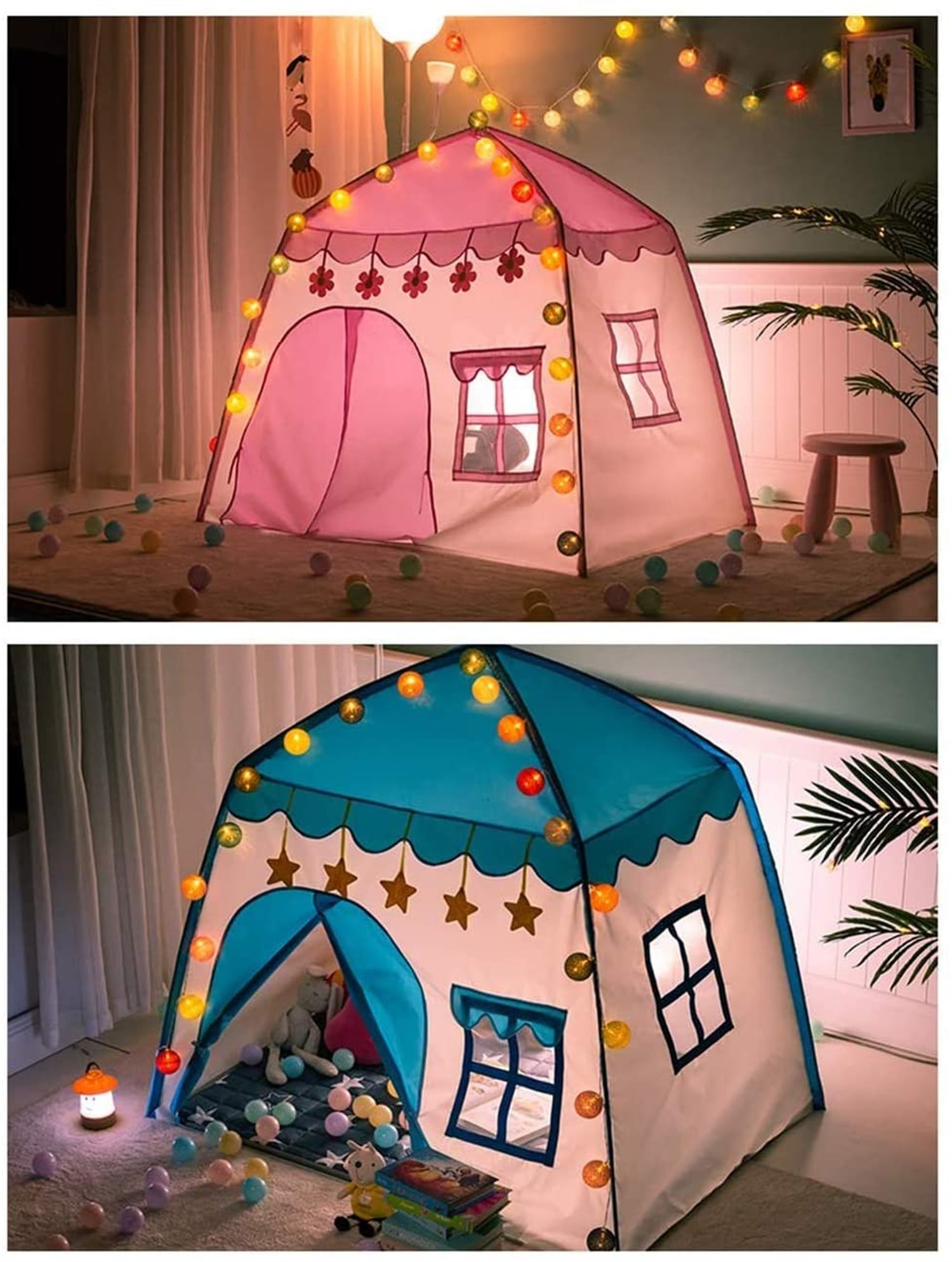 Toys & Games Play Tents & Playhouses no light） Tent partyKids Teepee