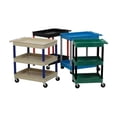 thumbnail image 3 of Manufacturer Varies Utility Cart,300 lb. Load Cap.,3 Shelves BKSTC111BU, 3 of 6