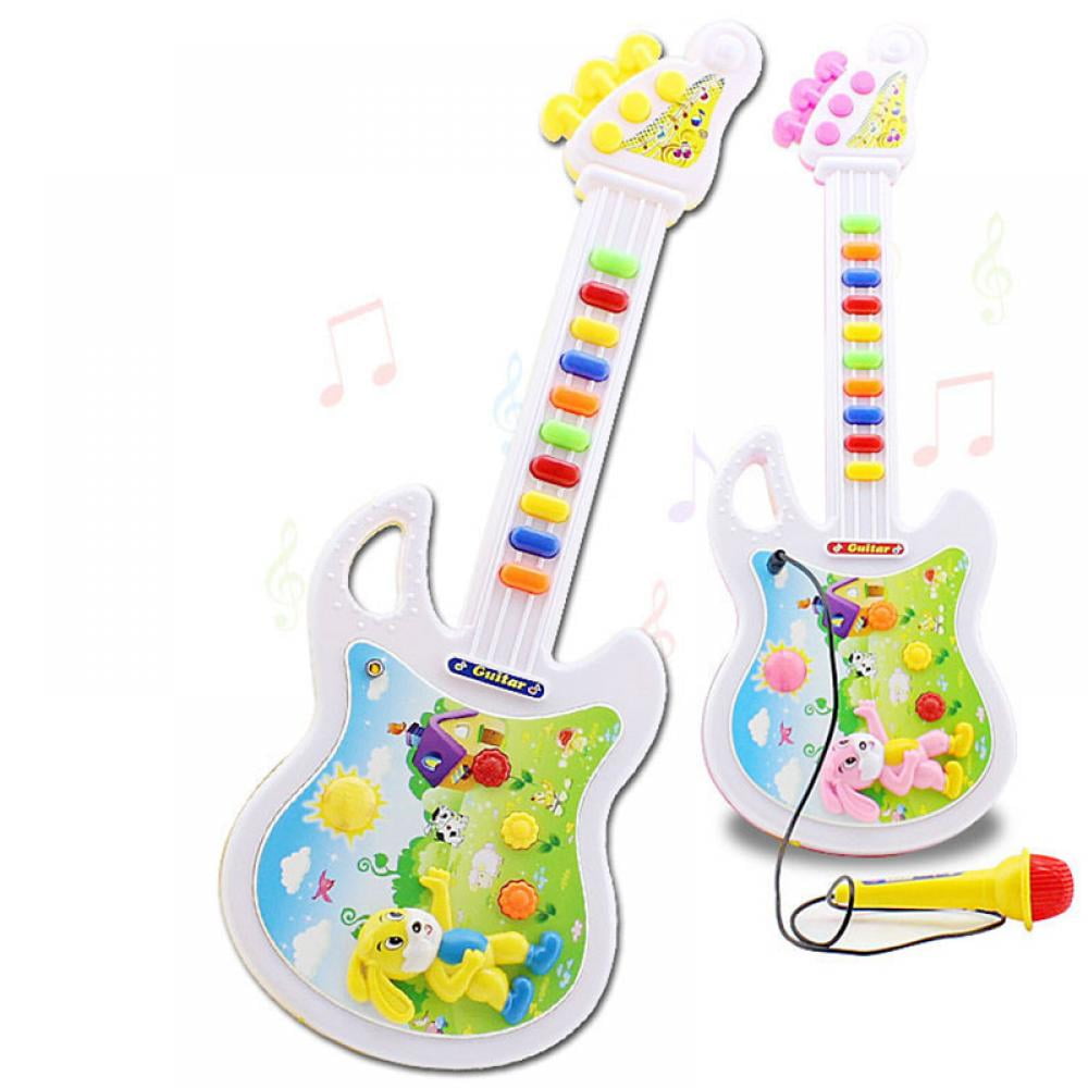 Mini Guitar Toy for Kids Baby Musical Instrument Fun Educational Gift JUGUETES 