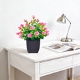 thumbnail image 5 of Bcylexb Mini Fake Potted Plants, 7 inch Small Artificial Plants with Colorful Flowers Greenery Plants for Table Home Bathroom Window Office Decor, 5 of 6