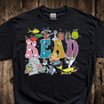 thumbnail image 2 of Teacher Reading T-Shirt, Kindergarten Book Lover Graphic Tee, 2 of 5
