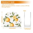 thumbnail image 4 of Yayeee Napkin Holder for Table Kitchen Paper Tissue Organization, White Watercolor Oranges, 4 of 8