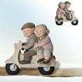 thumbnail image 5 of Valentine's Day Lovers Stay Together And Present A Gift, Sweetheart Couple Figurine with Lamp for Tabletop and Shelf,Valentine's Day gifts for your loved one,E, 5 of 5