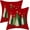 Red Christmas Tree, variant on Christmas Pillow Covers 16x16 Inch 2 Pcs Vintage Buffalo Plaid Checked Snowflake Decor Throw Pillows Winter Xmas Holiday Farmhouse Decoration Pillowcase Linen Cushion Cover for Couch Sofa Bed